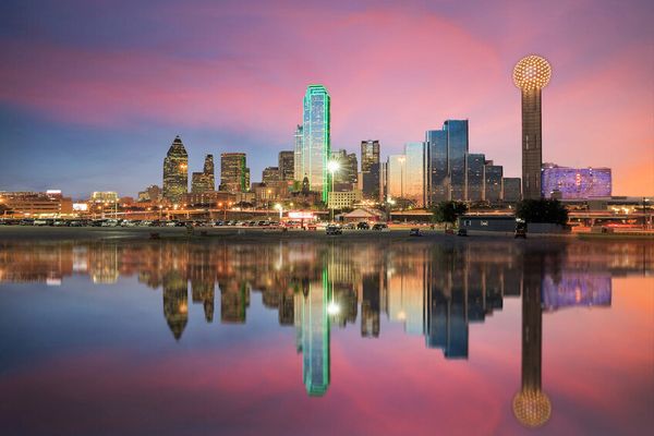 Welcome in Dallas im Nordosten des Bundesstaates Texas